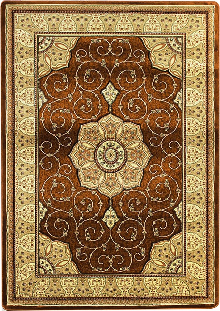 Koberec Adora 5792 VIZON – béžový so vzorom, obdĺžnik Rozmer: 60x90 cm