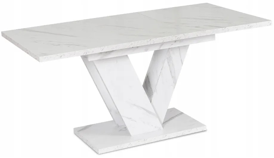Jedálnský rozkladací stôl ARES biely mramor- vintino.sk