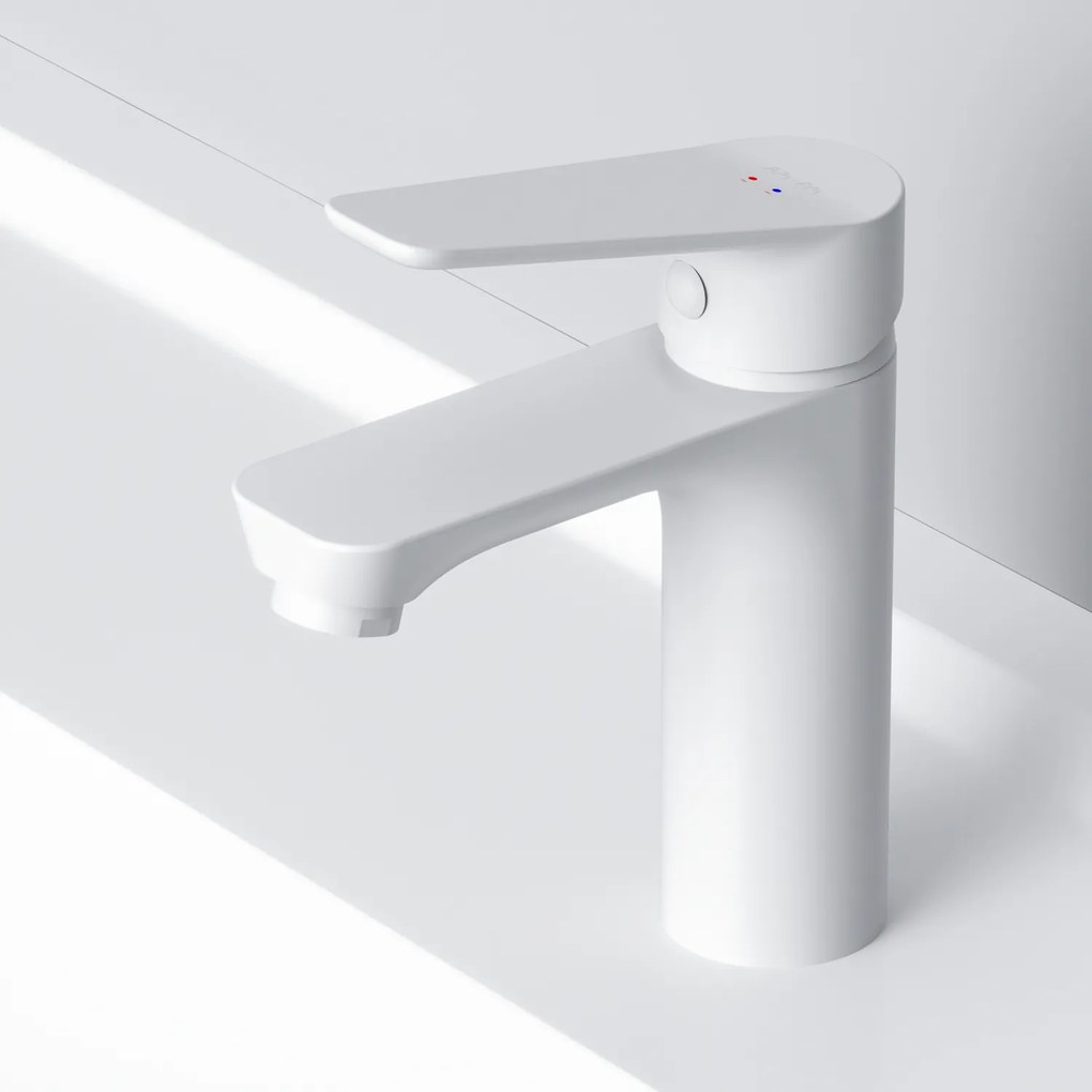 Umývadlová batéria AM.PM Hit FTA02133 jednopáková, biela