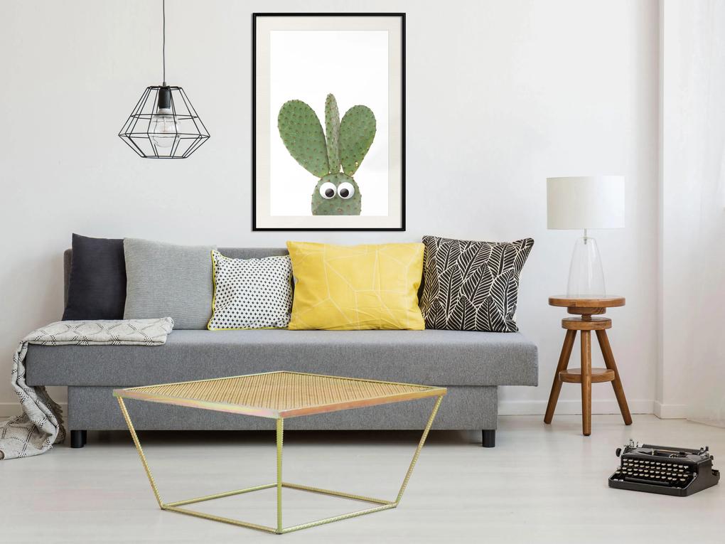 Artgeist Plagát - Ear Cactus [Poster] Veľkosť: 20x30, Verzia: Zlatý rám
