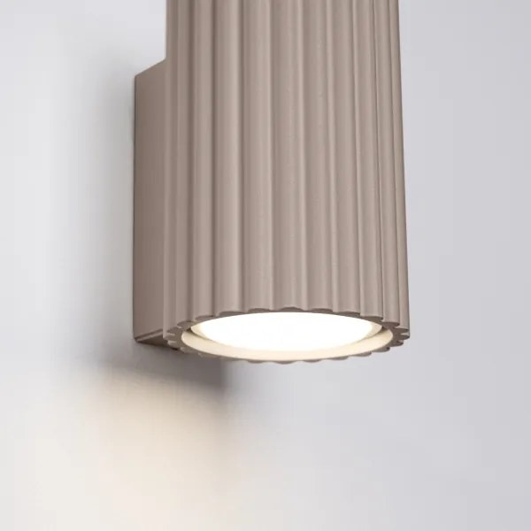 BRILAGI - LED nástenné svietidlo CRESTO 1xGU10/10W/230V 10 cm taupe