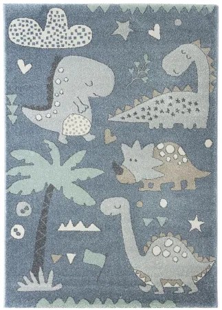 Koberce Breno Kusový koberec ROMA KIDS 20/KAK, modrá, viacfarebná,120 x 170 cm