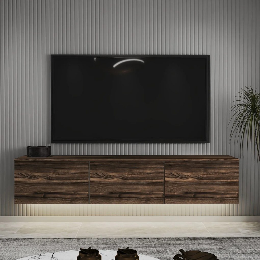 TV stolík/skrinka Neola (gaštan). Akcia -22%. Vlastná spoľahlivá doprava až k Vám domov. 1121632