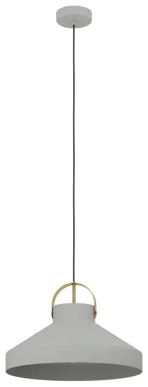 Eglo 390226 - Luster na lanku ESTEPONA 1xE27/40W/230V šedá