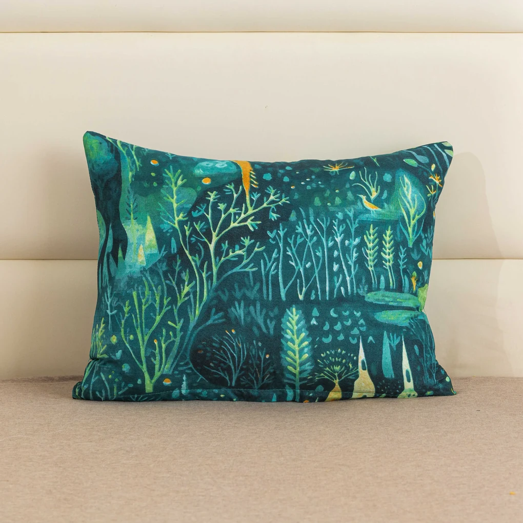 Dekoračný povlak na vankúš NEON FOREST 40x50 cm, farebný
