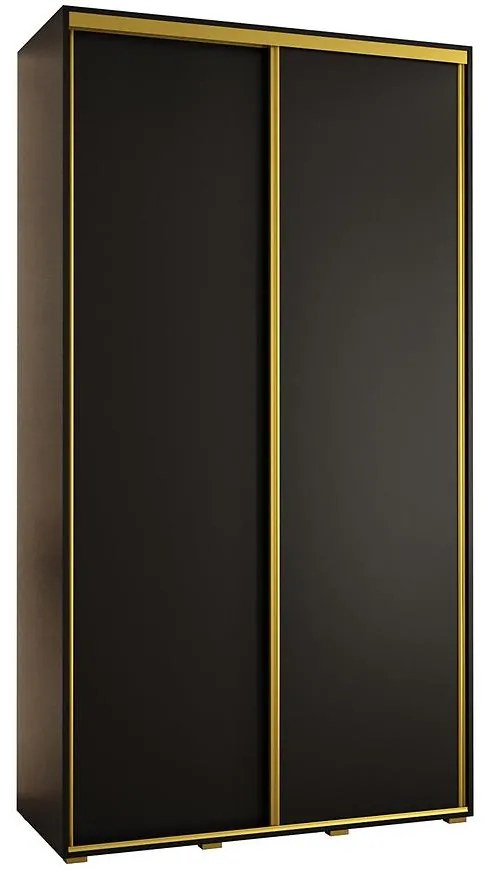 Skriňa 45 Canaris 1 140 čierna/gold