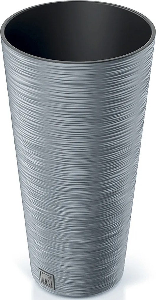 Plastový kvetináč DFRH250 25 cm - sivý betón