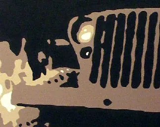 Ručne maľovaný POP Art obraz JEEP | rôzne rozmery