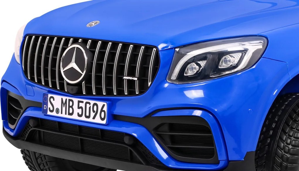 Ramiz Mercedes GLC 63S pre deti - Modré SUV + pohon 4x4