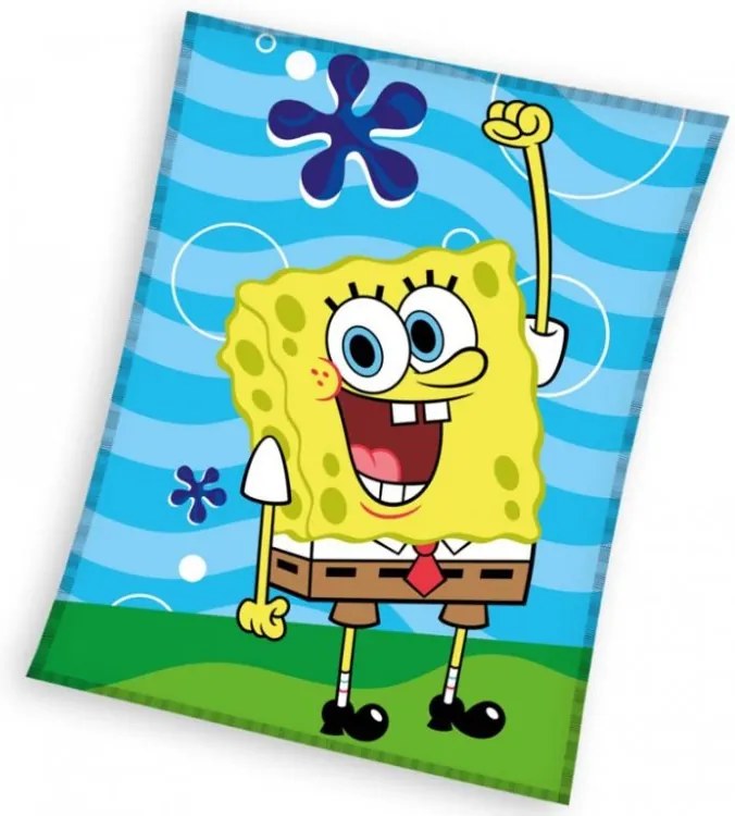 Detská deka Sponge Bob Zábava v Mori 130x170 cm