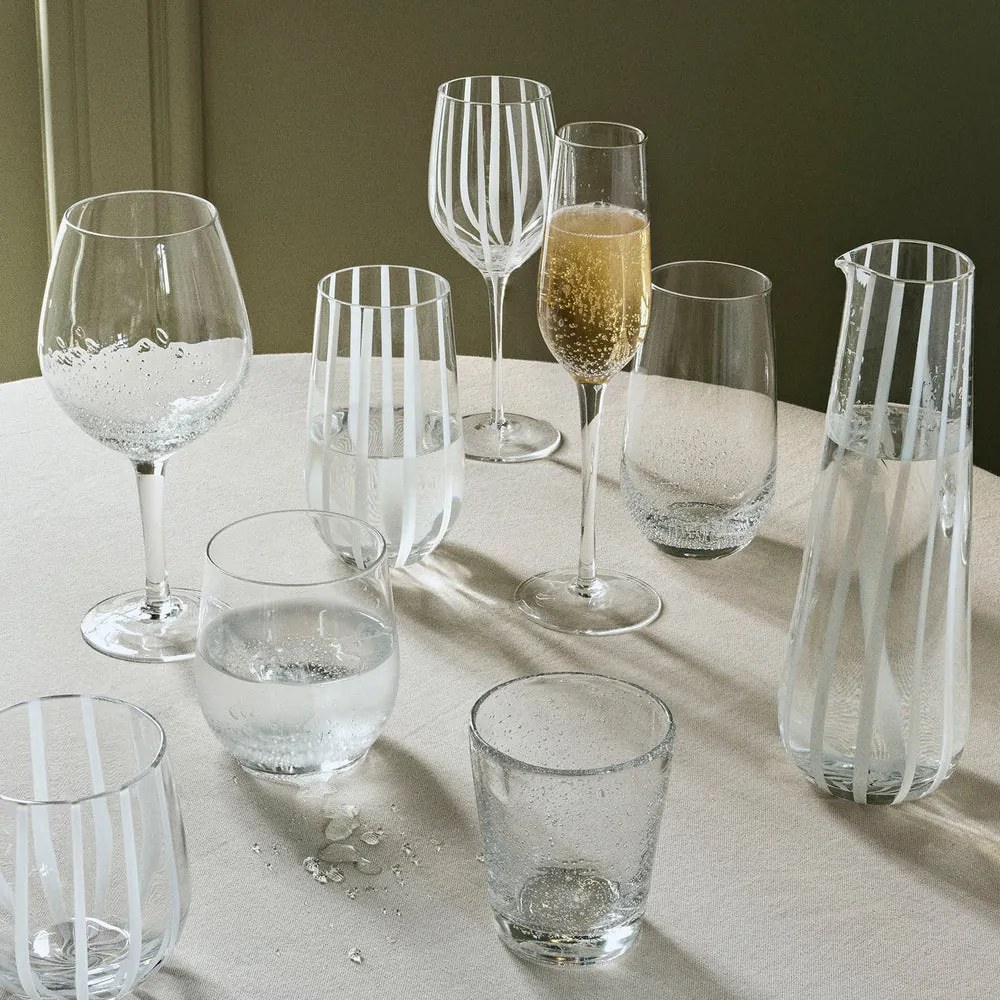 Broste Copenhagen Pohár Stripe s prúžkami 550ml väčší