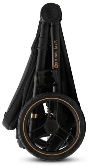 KINDERKRAFT - Kombinovaný kočík 2v1 NEA 2 Midnight black