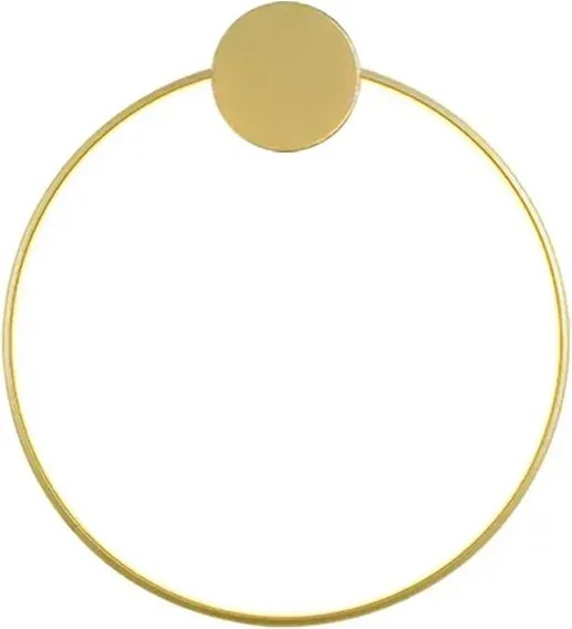 Toolight Toolight, LED nástenné svietidlo 30cm 13W APP1384-CW, zlatá lesklá, OSW-00938