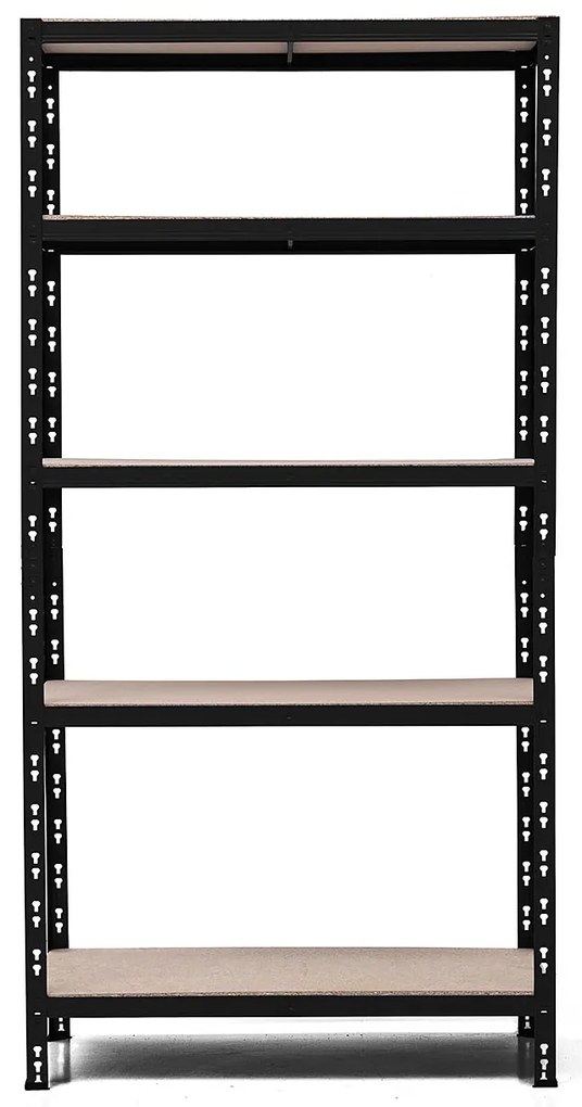 SUPER HIT - Policový regál 1800x900x450 čierny