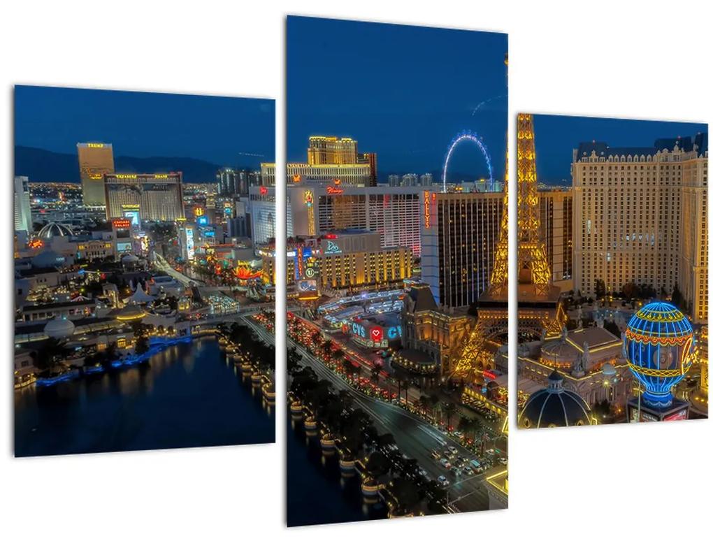 Obraz nočného Las Vegas (90x60 cm)