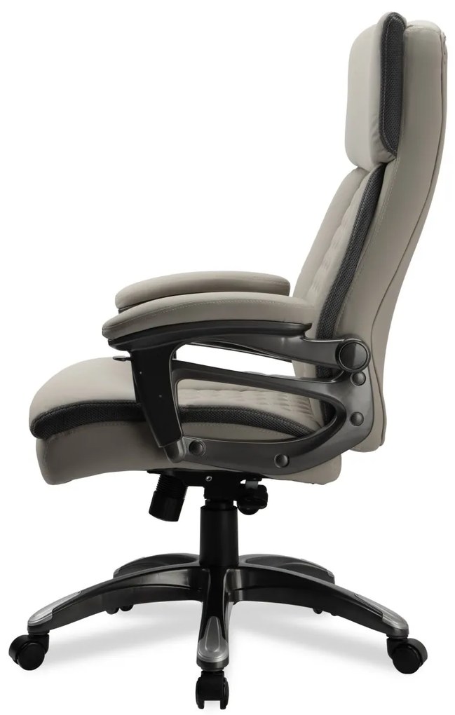 Kancelárske kreslo Camara ekokoža sivé