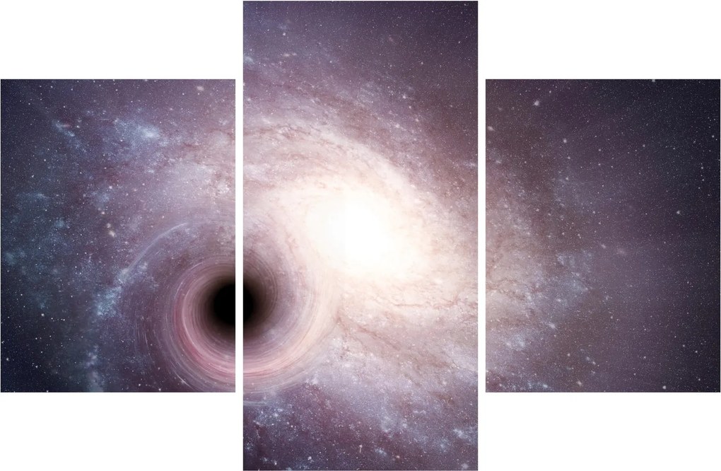 Obraz - Špirálna galaxia (90x60 cm)