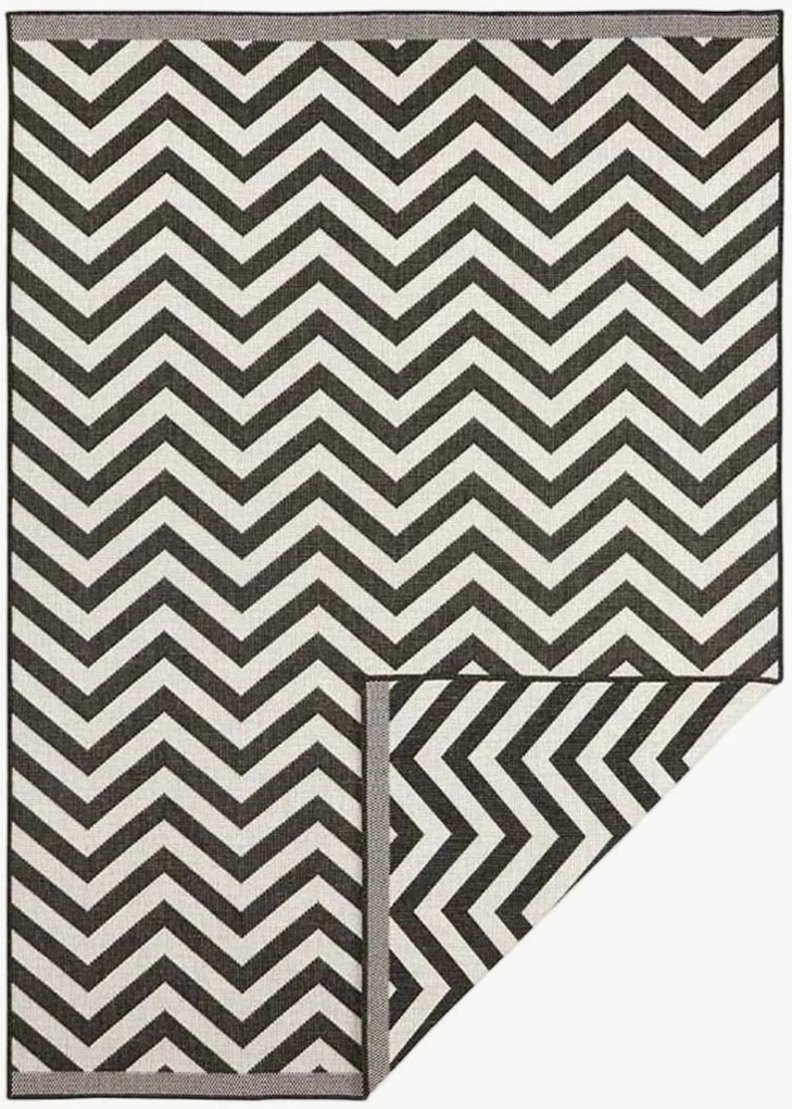 Obojstranný koberec's cikcak vzorom do interiéru/exteriéru Palma