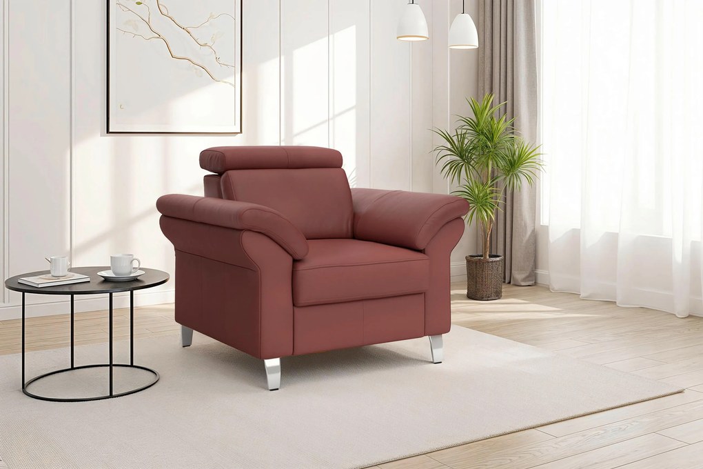 XXXLutz KRESLO, koža, červenohnedá Sit & More - Online Only obývacie izby - 00014404093N