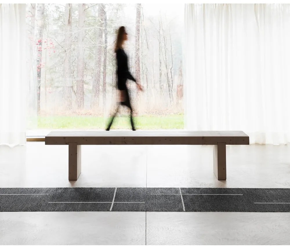 Čierny vnútorný a vonkajší behúň 70x270 cm Fred Black – Pappelina