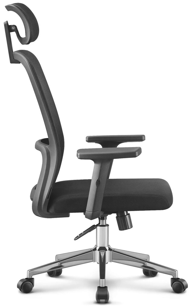 Ergonomická otočná kancelárska stolička Chair HC- 1022 Black