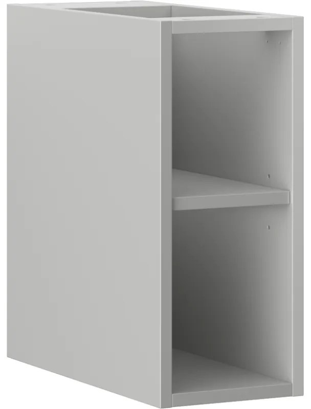 Mexen Box-A, otvorená skrinka s policou 20 cm, sivá matná, 91AX2-0200-470-0-62
