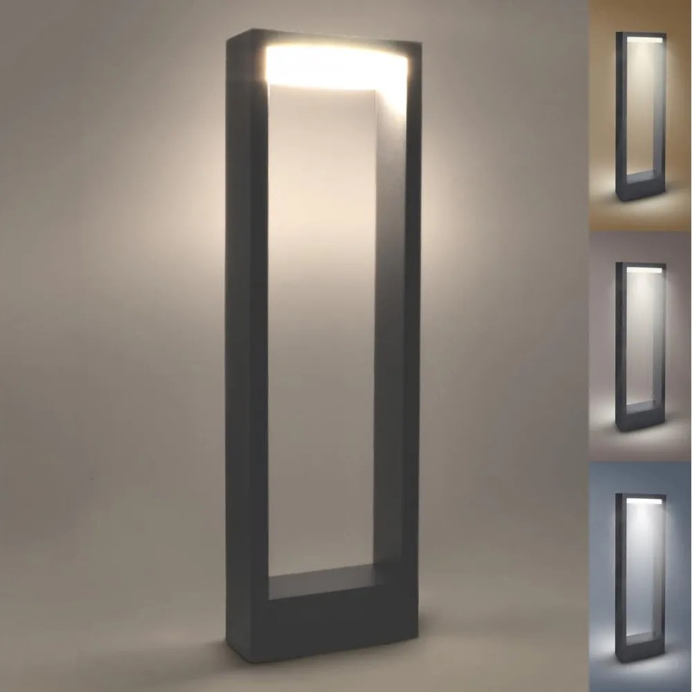 Brilagi-LED Vonkajšia lampa RAGUSA LED/7W/230V 3000/4000/6000K antrac. IP54 50 cm