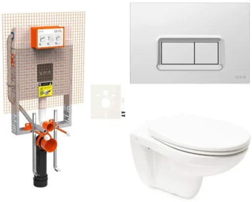 Závesný wc set na zamurovanie VitrA Normus SIKOVZNOR54680, 1 ks