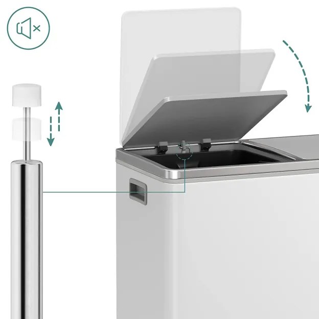 Odpadkový kôš 60l LTB60WT