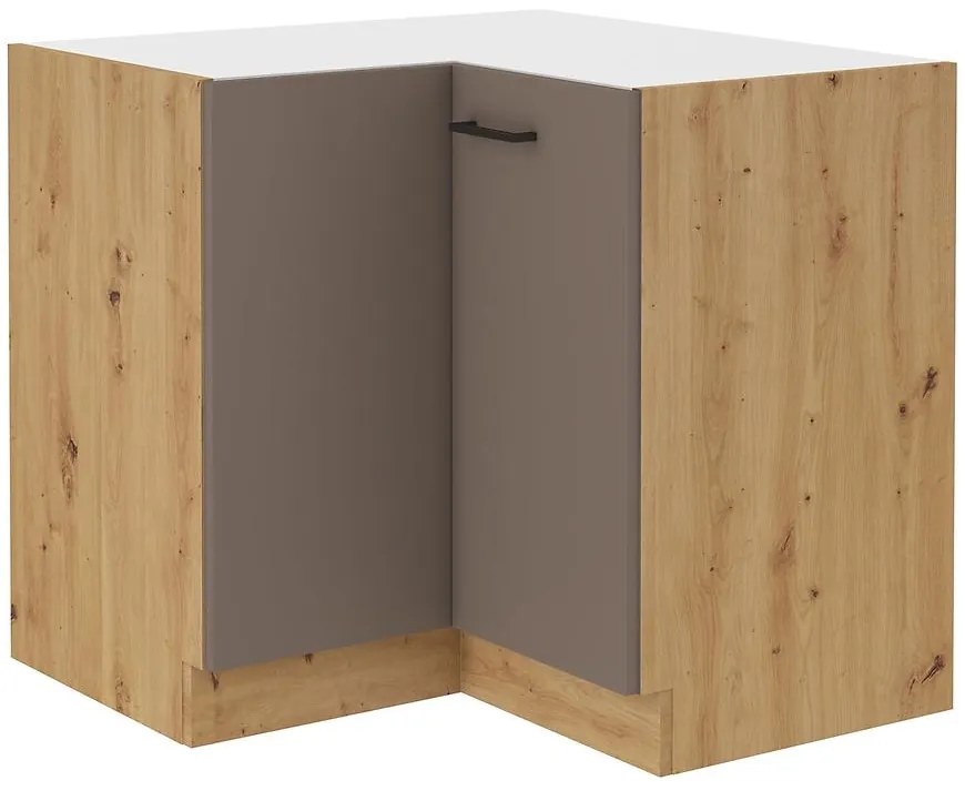 Skrinka Do Kuchyne Bolonia Hľuzovka/Dub Artisan 90x90 Nd 2f Bb