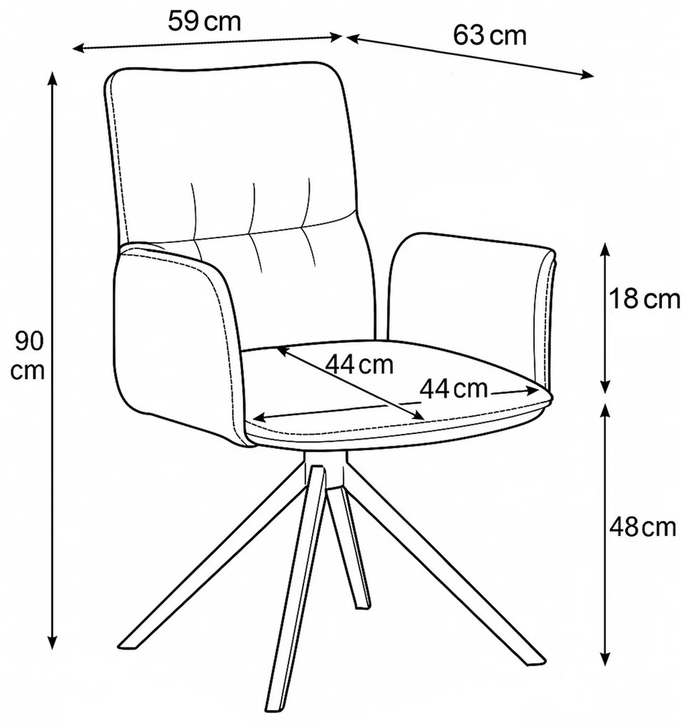 Sada jedálenských stoličiek DCH-D1328 SIL2, 2 ks