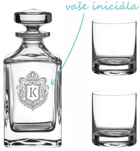 Pieskovaný whisky set Hefest (1+2)