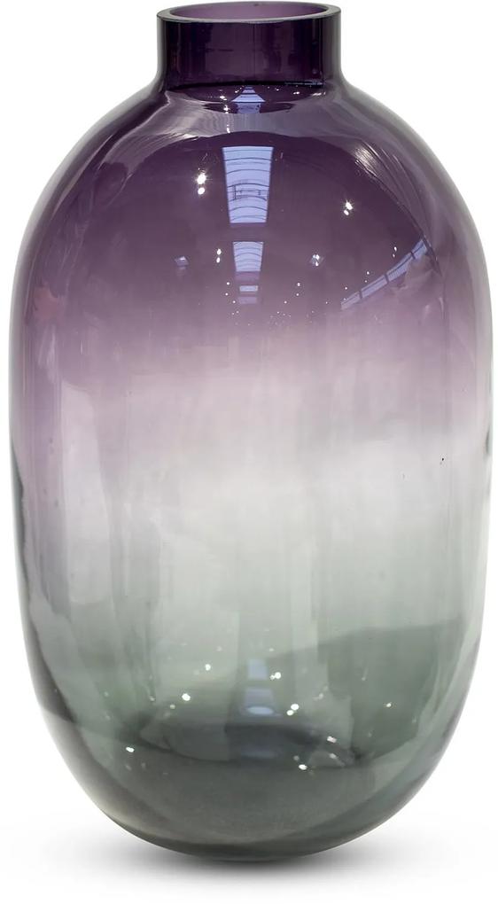 Blossom Aurora vase violett 25x42 cm (Vaza sklo)
