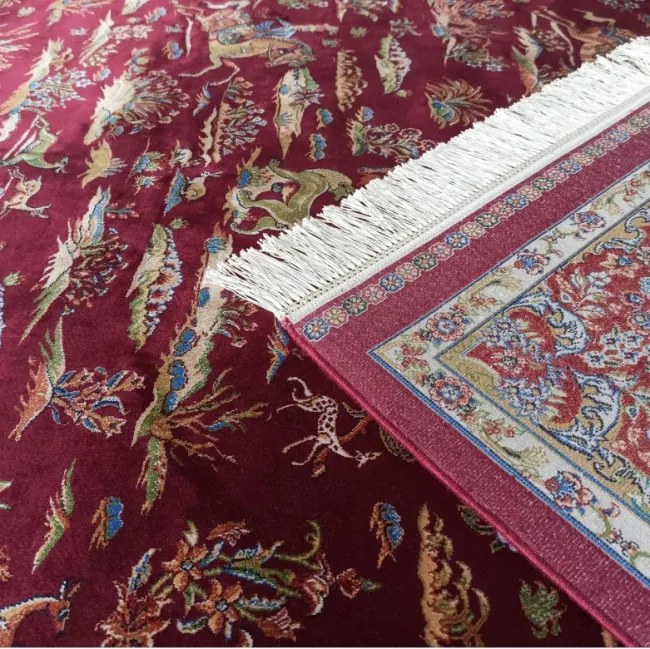 Koberec Exkluzívny Qum Silk 10 červený