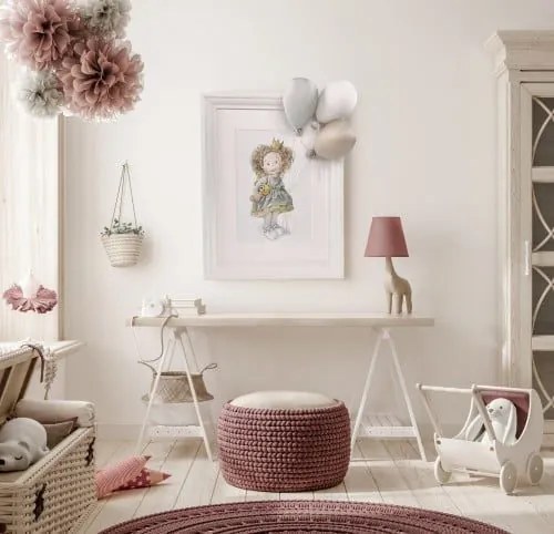 Nástenná maľba “Marika”