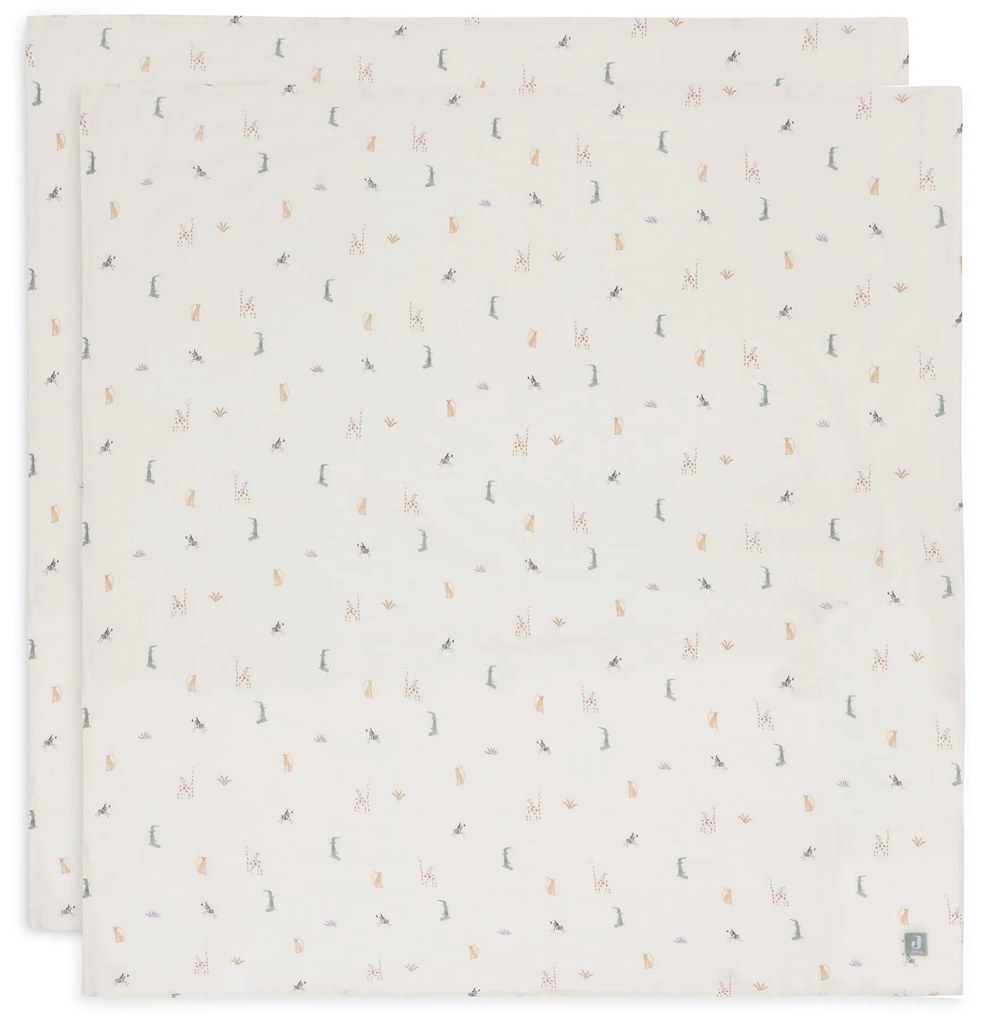 Plienky zavinovacie 2ks 115x115 cm Jungle Jambo