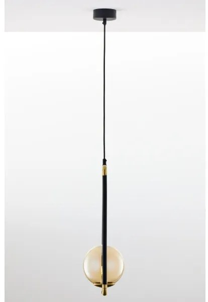 Jupiter 2024 - Luster na lanku ZAFRA 1xG9/10W/230V čierna/zlatá/béžová