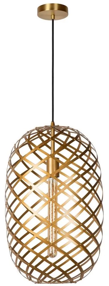 Lucide 21417/32/02 - Luster na lanku WOLFRAM 1xE27/60W/230V mosadz
