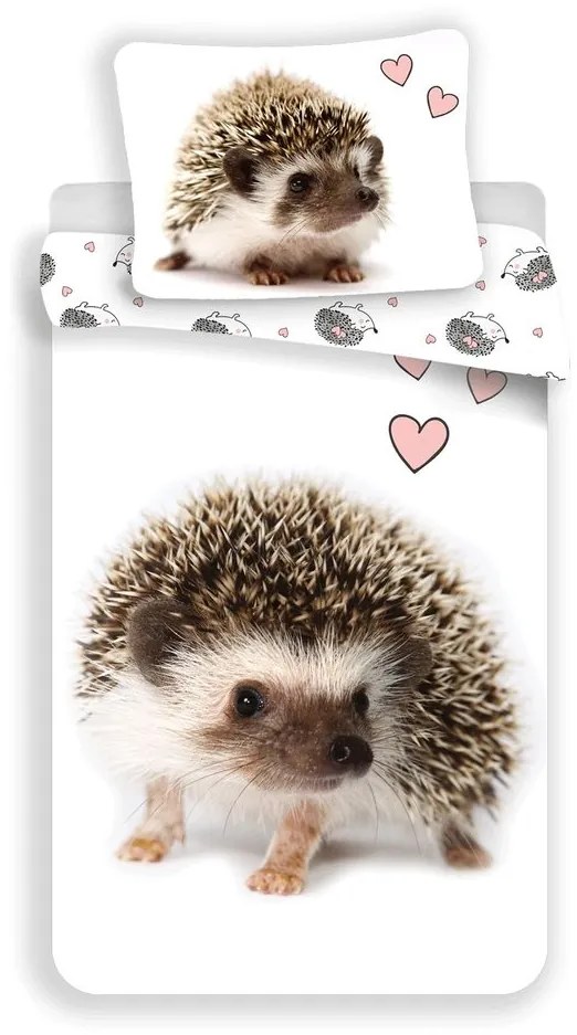Jerry Fabrics Obliečky ježko - Ježko | 140 x 200 cm / 70 x 90 cm
