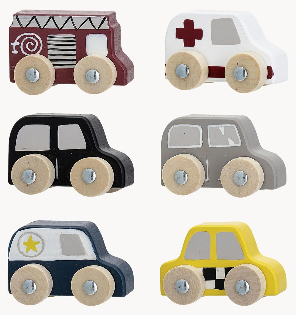 Autíčka na hranie Car, 6 ks