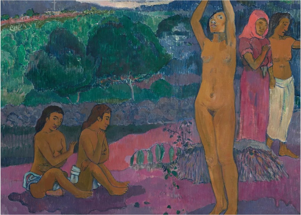 Obraz - Paul Gauguin, The Invocation, reprodukcia (70x50 cm)