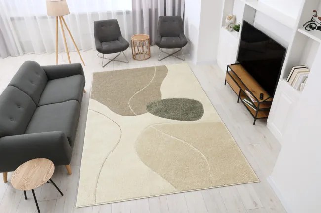 Koberec Tanami C5874A krémový / zelený