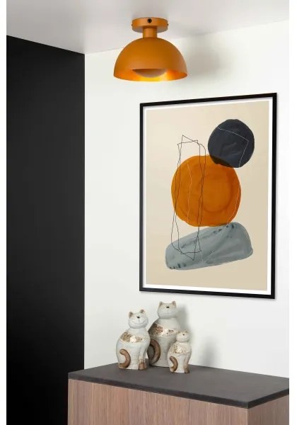 Lucide 45196/01/44 - Stropné svietidlo SIEMON 1xE27/40W/230V oranžová