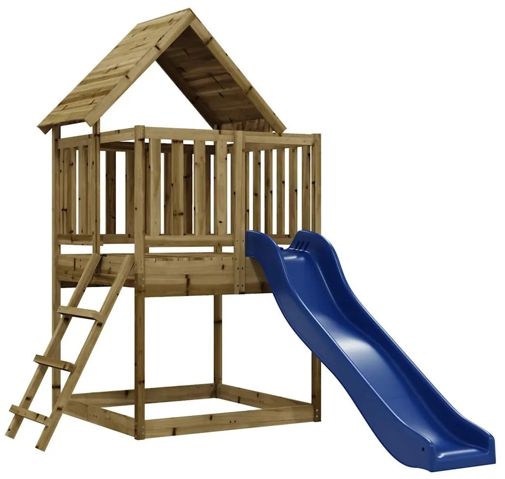 Vonkajšia súprava na hranie impregnovaná borovica