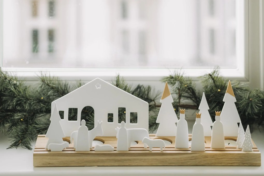 räder Vianočný svietnik Large Nativity 45 cm