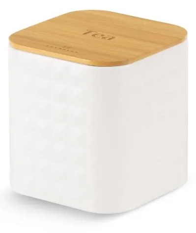 WELLHOX sada chlebníka s 3 dózami v bielej farbe