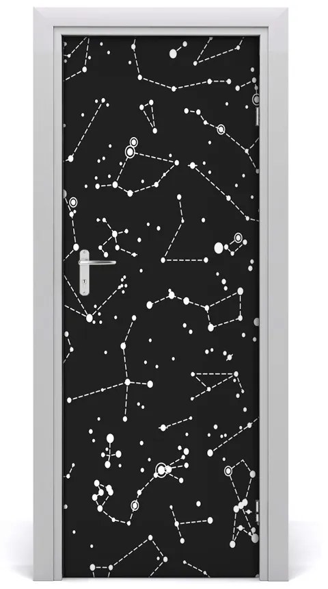 Fototapeta samolepiace na dvere hviezdokopa 95x205 cm