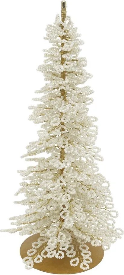 Vianočný dekoračný stromček s perličkami Glaze Forest - 11*24 cm