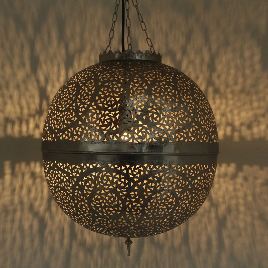 Luxusná strieborná lampa Tablo