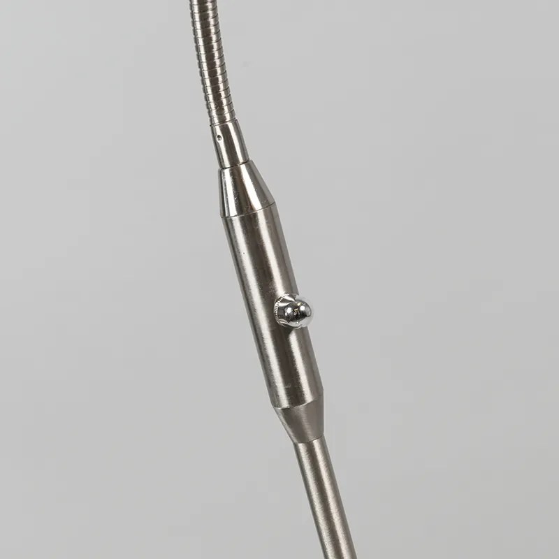 Moderná stojaca lampa oceľ vrátane LED - Eva